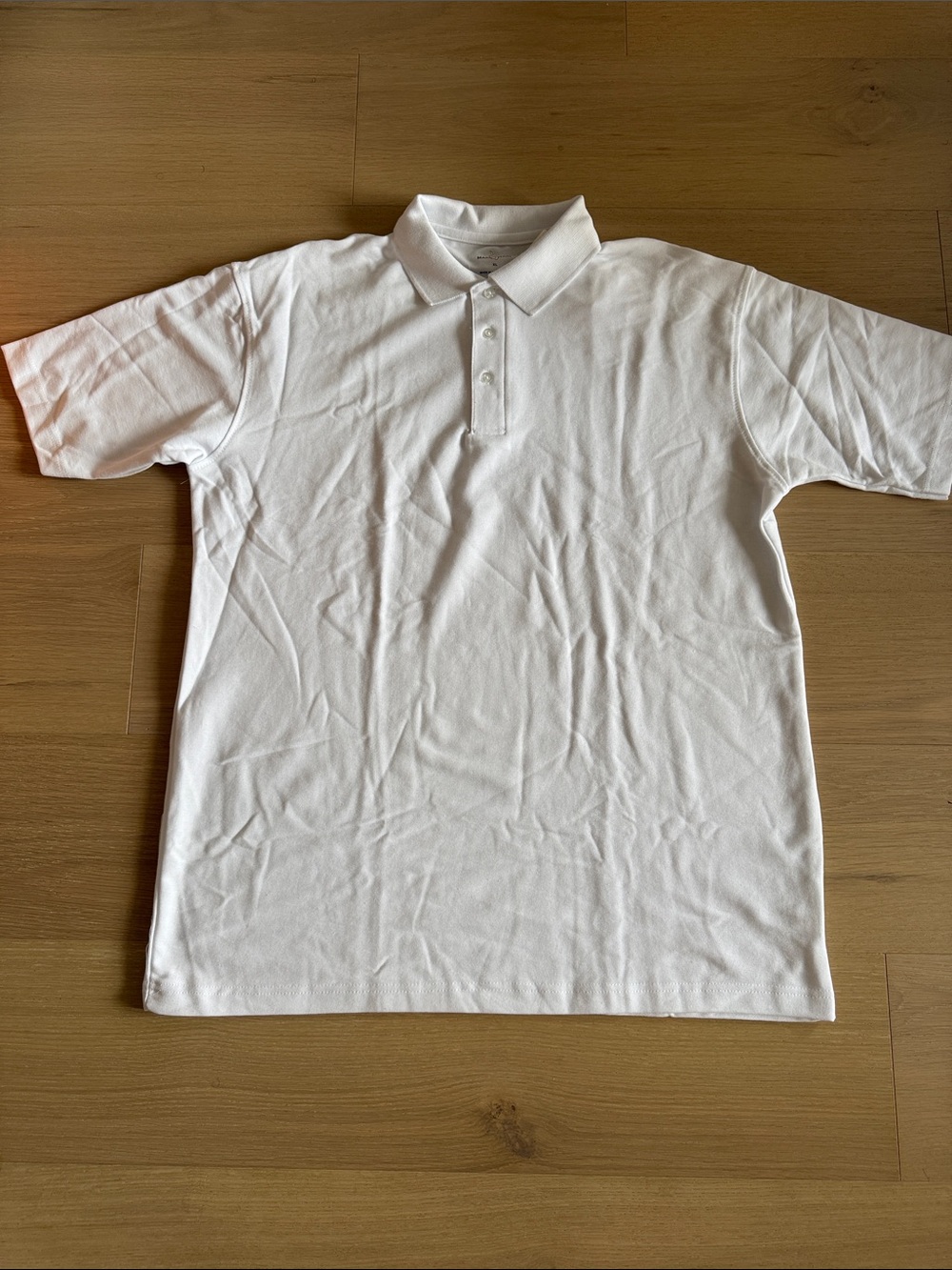 White polo shirt